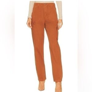 PISTOLA Spicy Brown Cassie Cargo High Rise Pant
